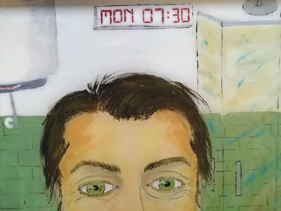 Detail of Autoritratto (3)
