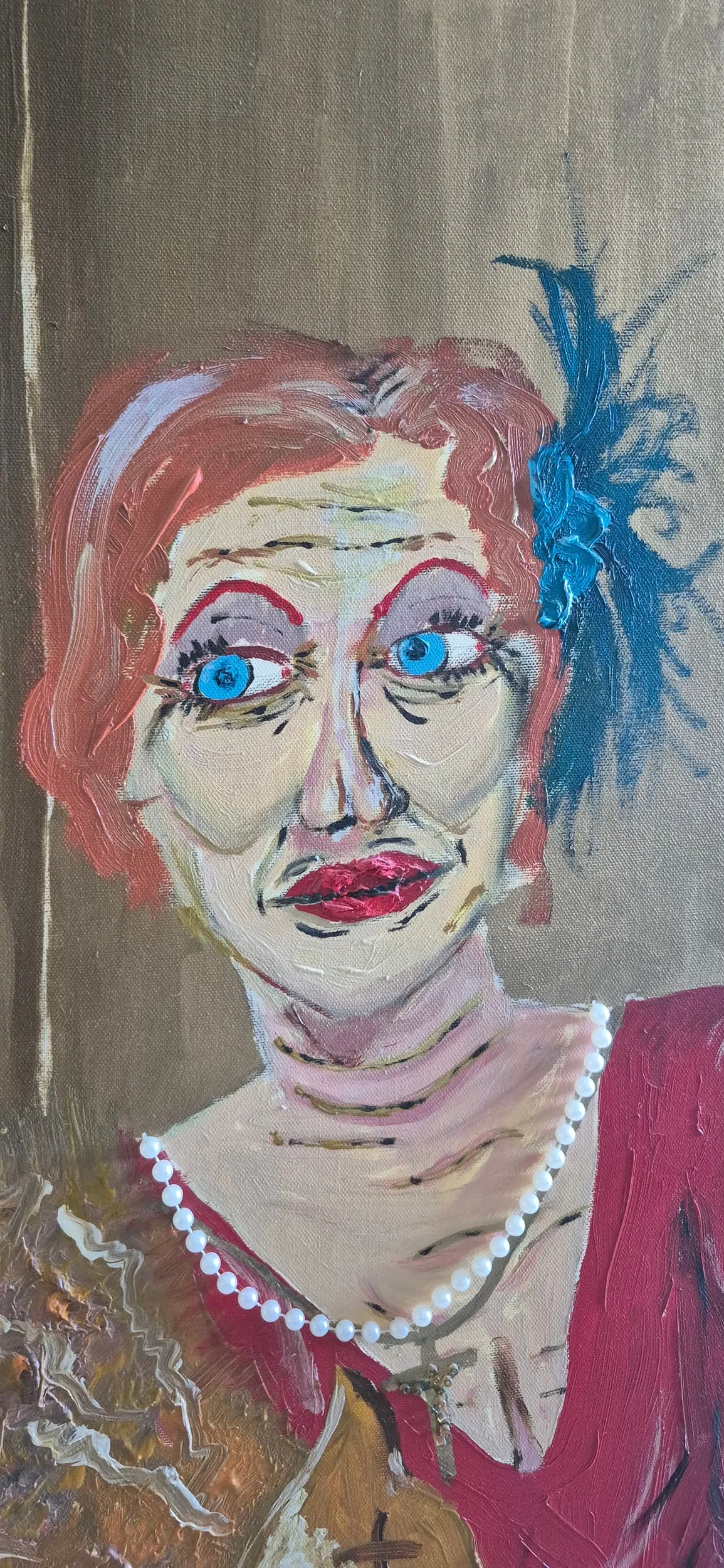Detail of Granny la vedova allegra (1)