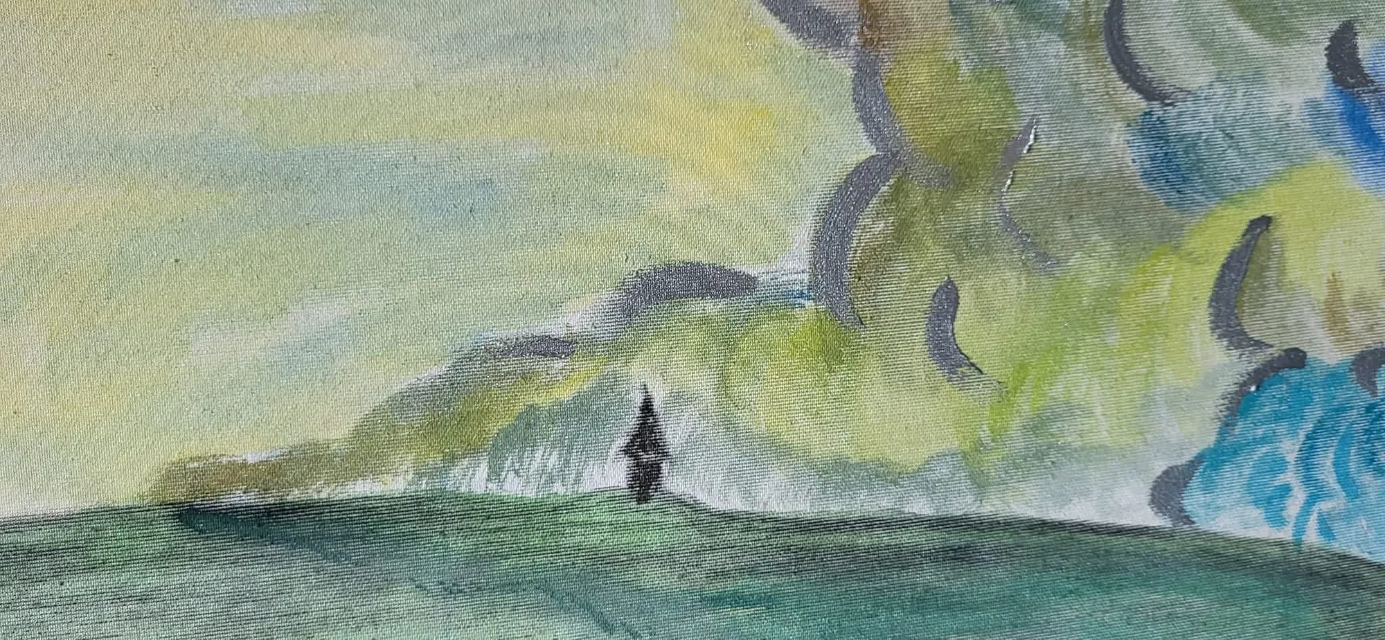 Detail of La gatta morta (1)