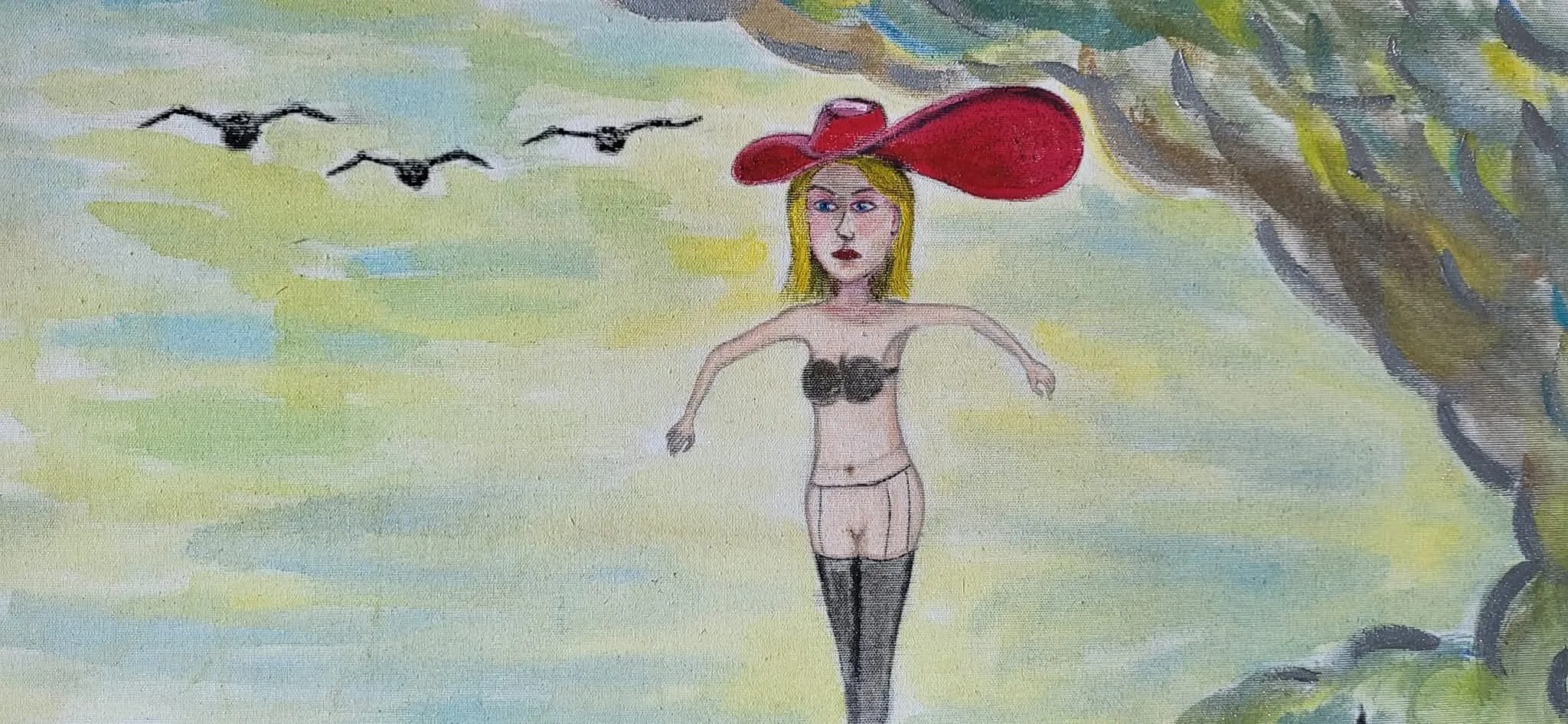 Detail of La gatta morta (2)