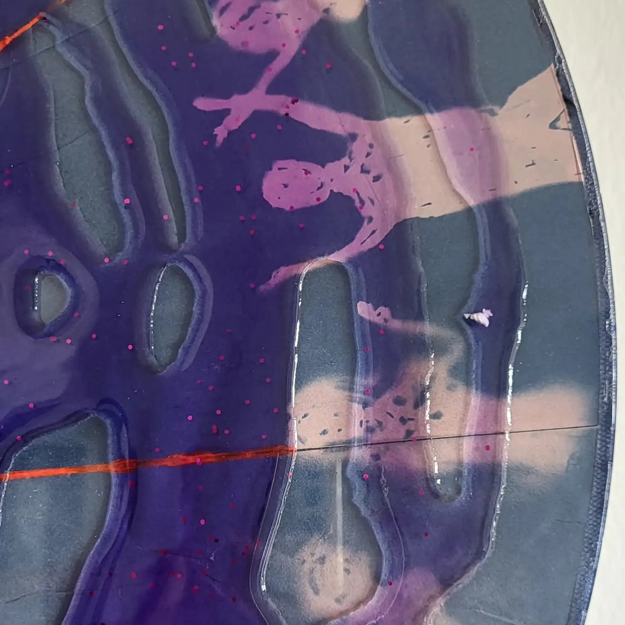 Detail of Purple disco party (2)