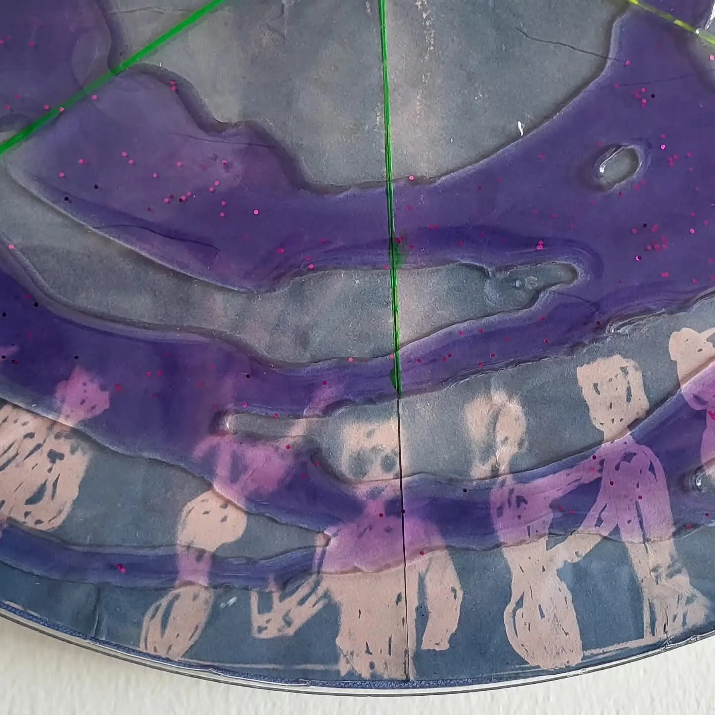 Detail of Purple disco party (3)